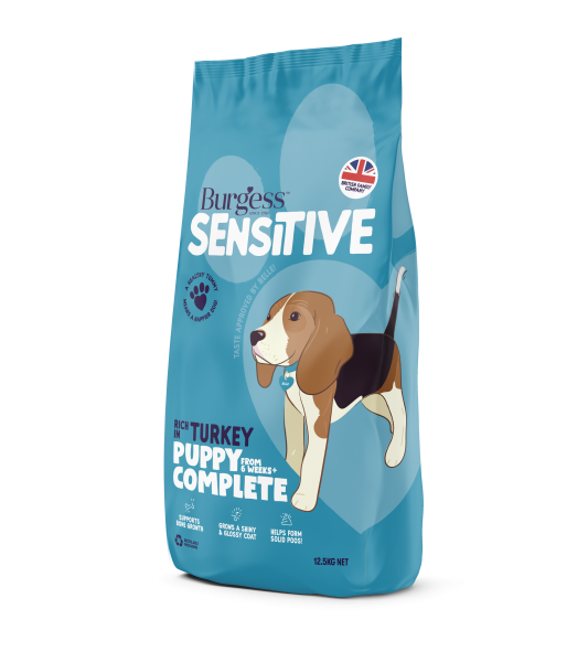 Burgess Sensitive Puppy Turkey & Rice Dog Food